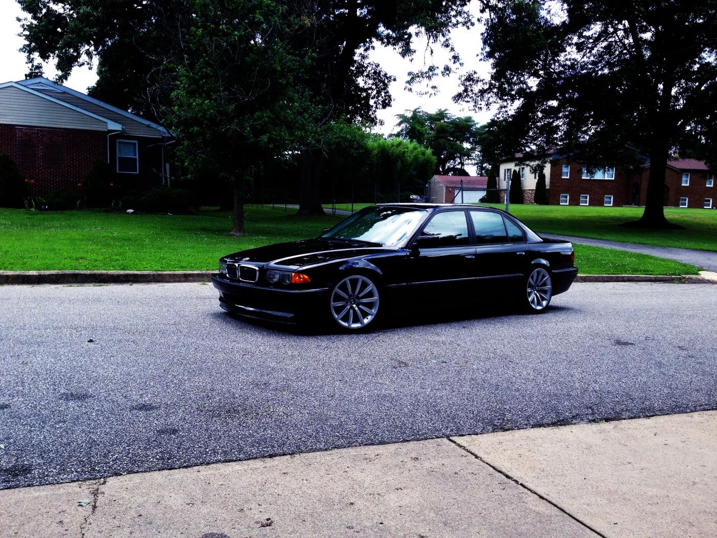 750il, черная, e38, бумер, bmw, бмв