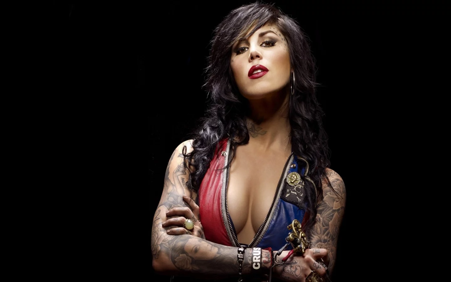kat von d, татуйровки, взгляд
