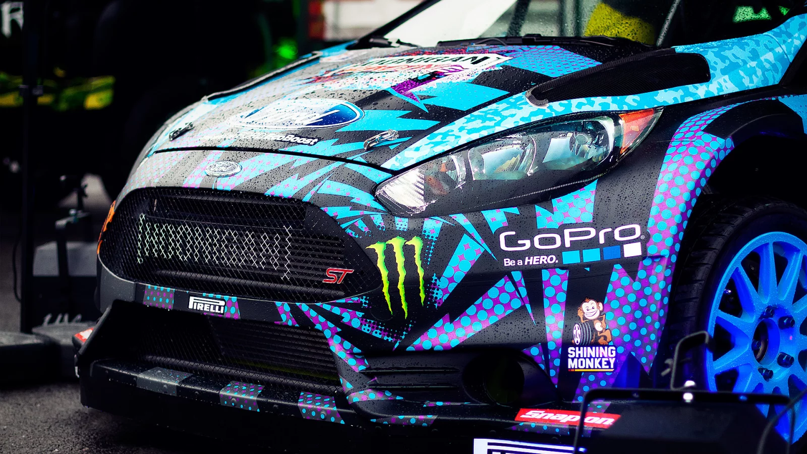 fiesta, hoonigan, кен блок, gopro, ford, ken block, передок