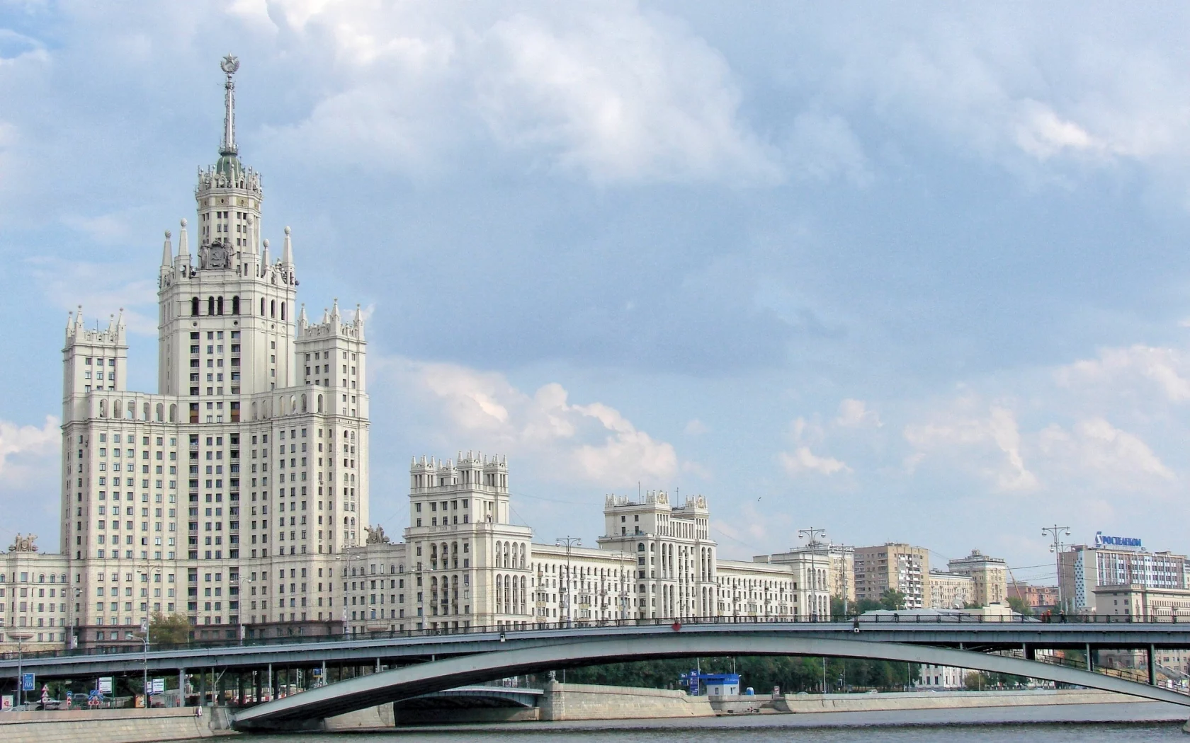 москва, россия, высотка, рф, столица, река, дом, здания