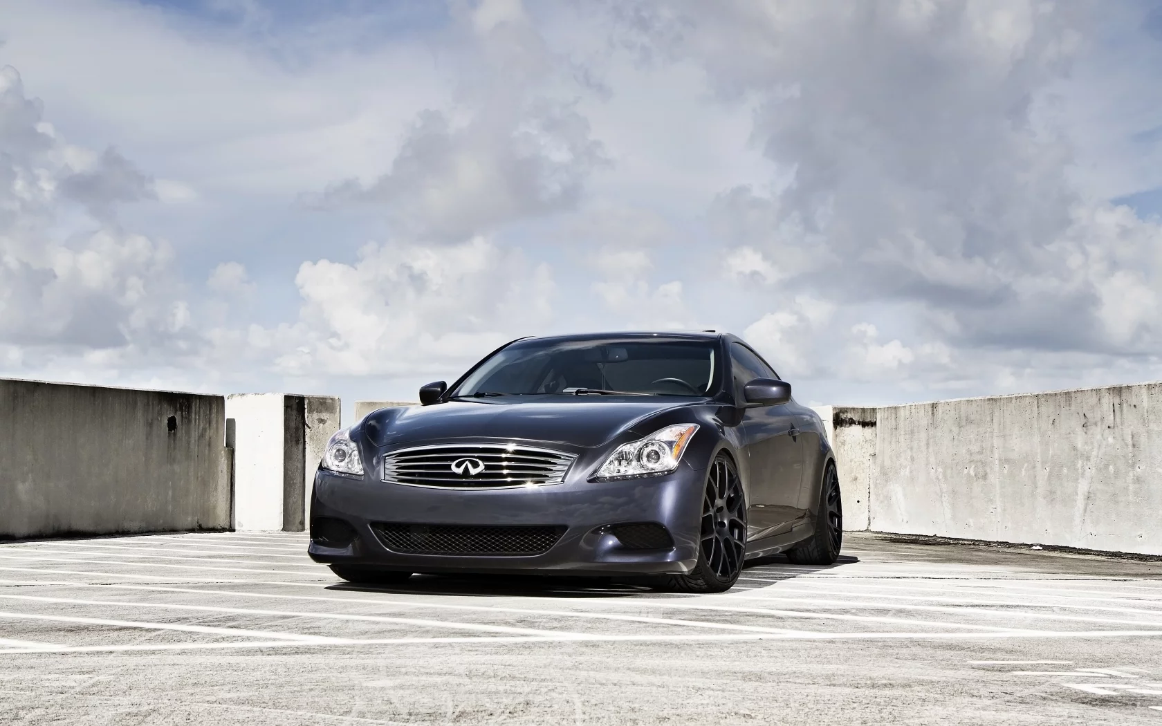 литье, купе, infiniti, небо, g37s