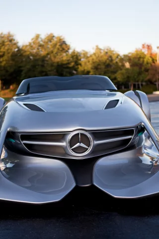 mercedes, концепт, автомобиль, silver arrow