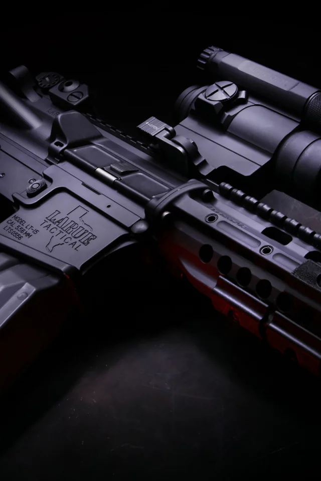 оружие, оптика, larue tactical, магазин, карабин, полумрак, m4