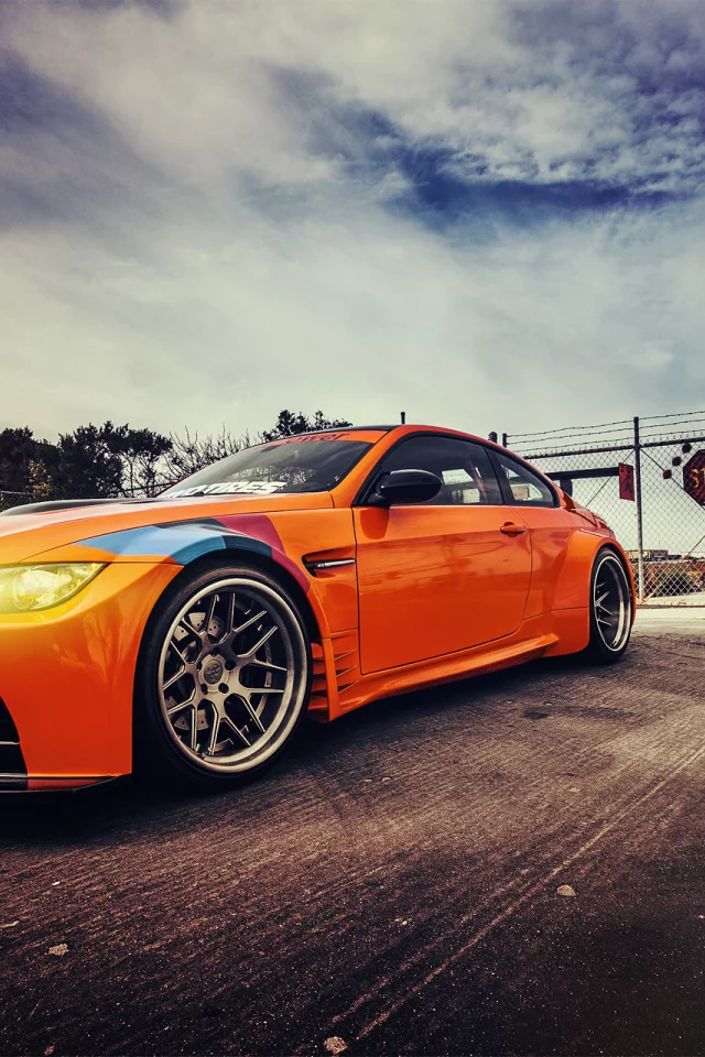 m3, небо, e92, bmw, оранж, gt2