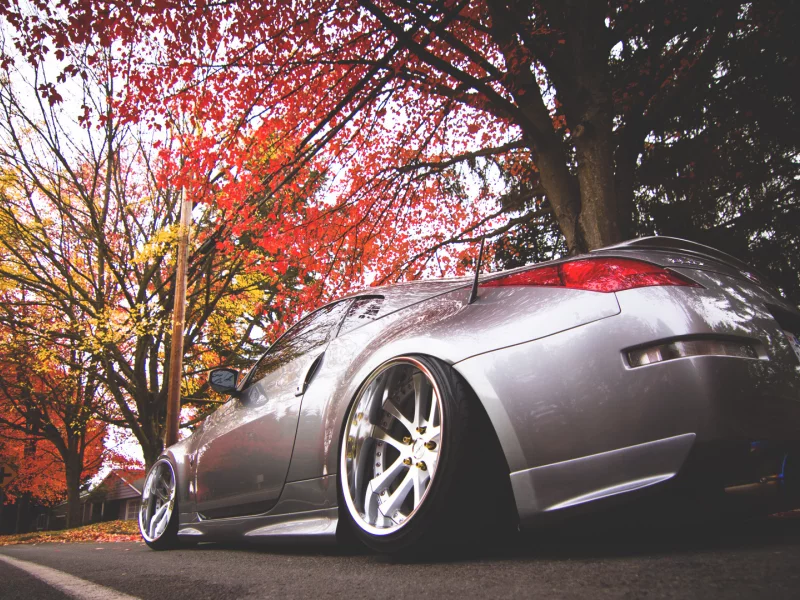 ниссан, nissan, осень, 350z
