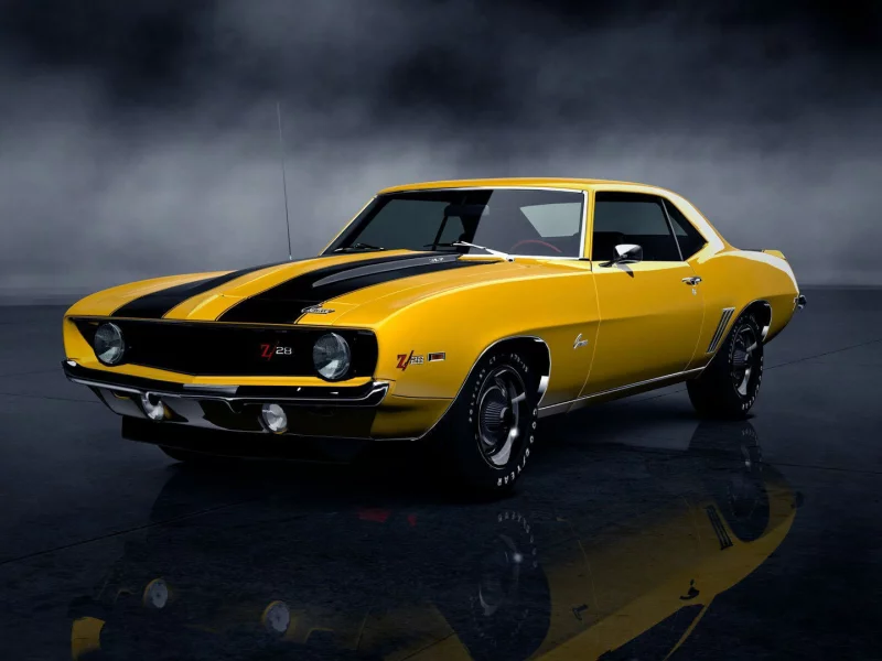 camaro, muscle car, chevrolet, машина, автомобиль