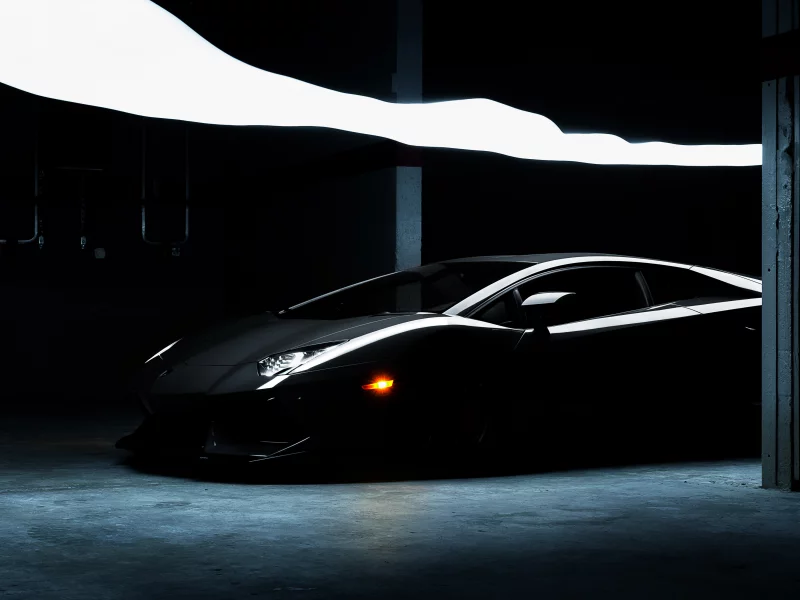 ламборгини, lamborghini, lp700-4, ламборджини, aventador, black