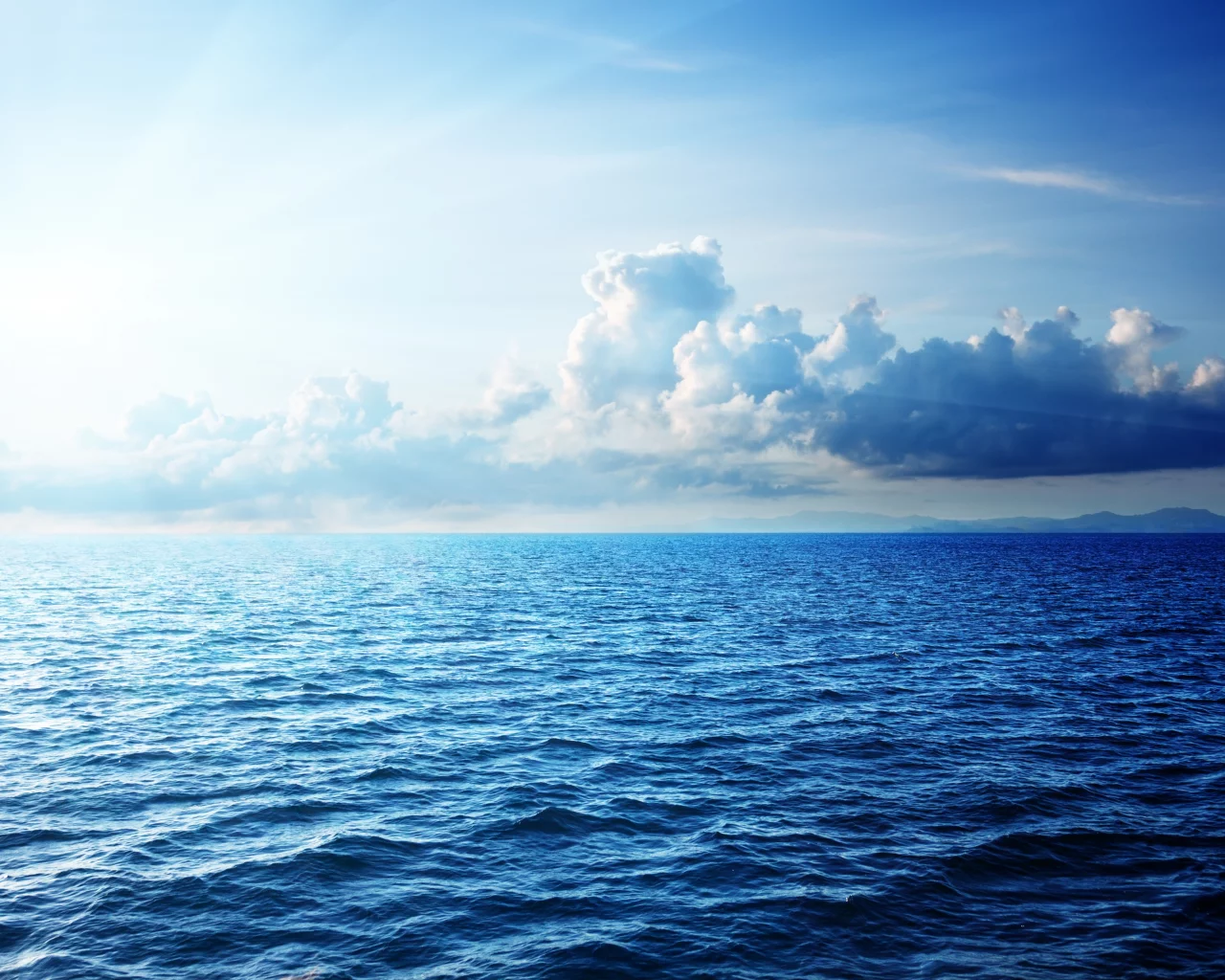 sky, beautiful nature , caribbean sea , clouds, landscape, sunlight