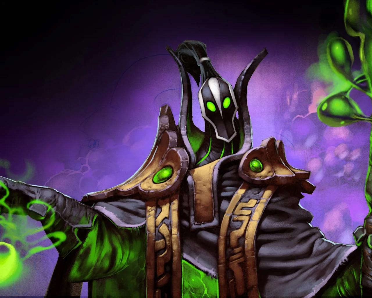 rubik, герой, dota 2, splash artwork, рубик, дота, defense of the ancients