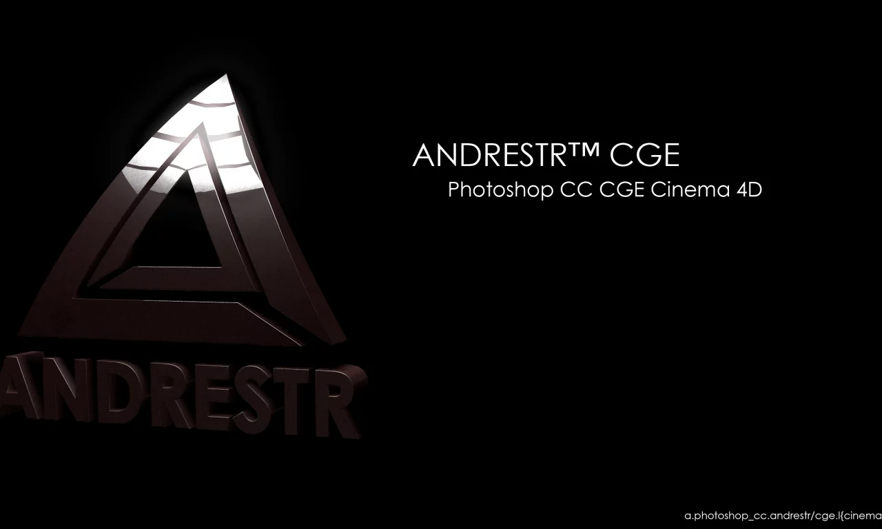 ANDRESTR, логотип, лого, андрестр, треугольник, графика, photoshop, cinema 4D