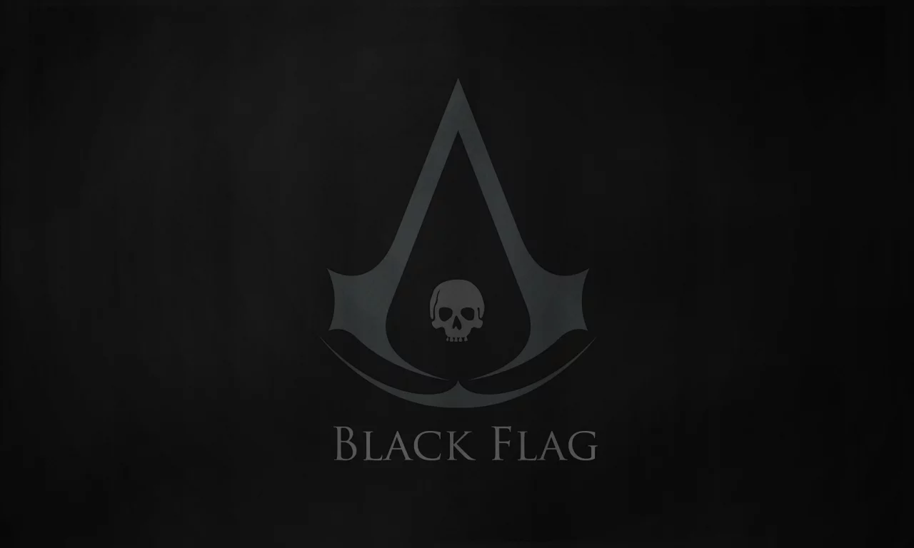 creed, 4, assassins, flag, black