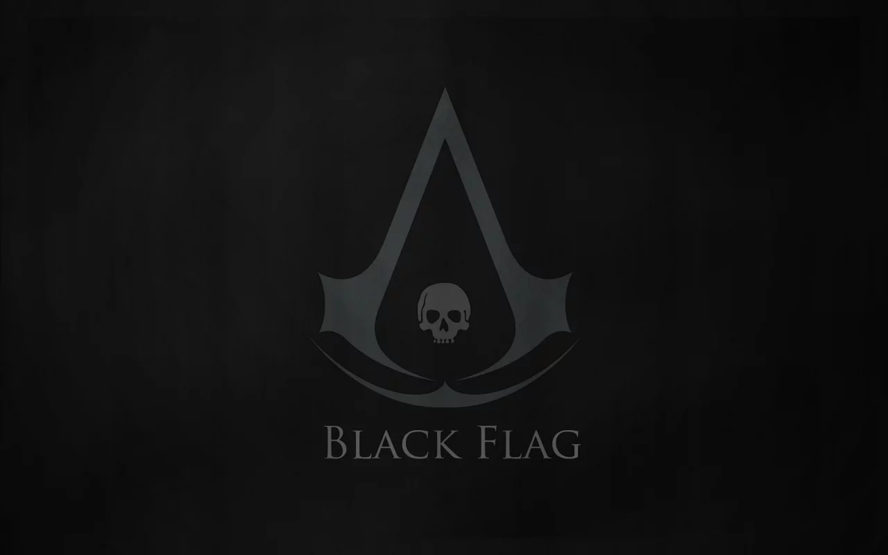 creed, 4, assassins, flag, black