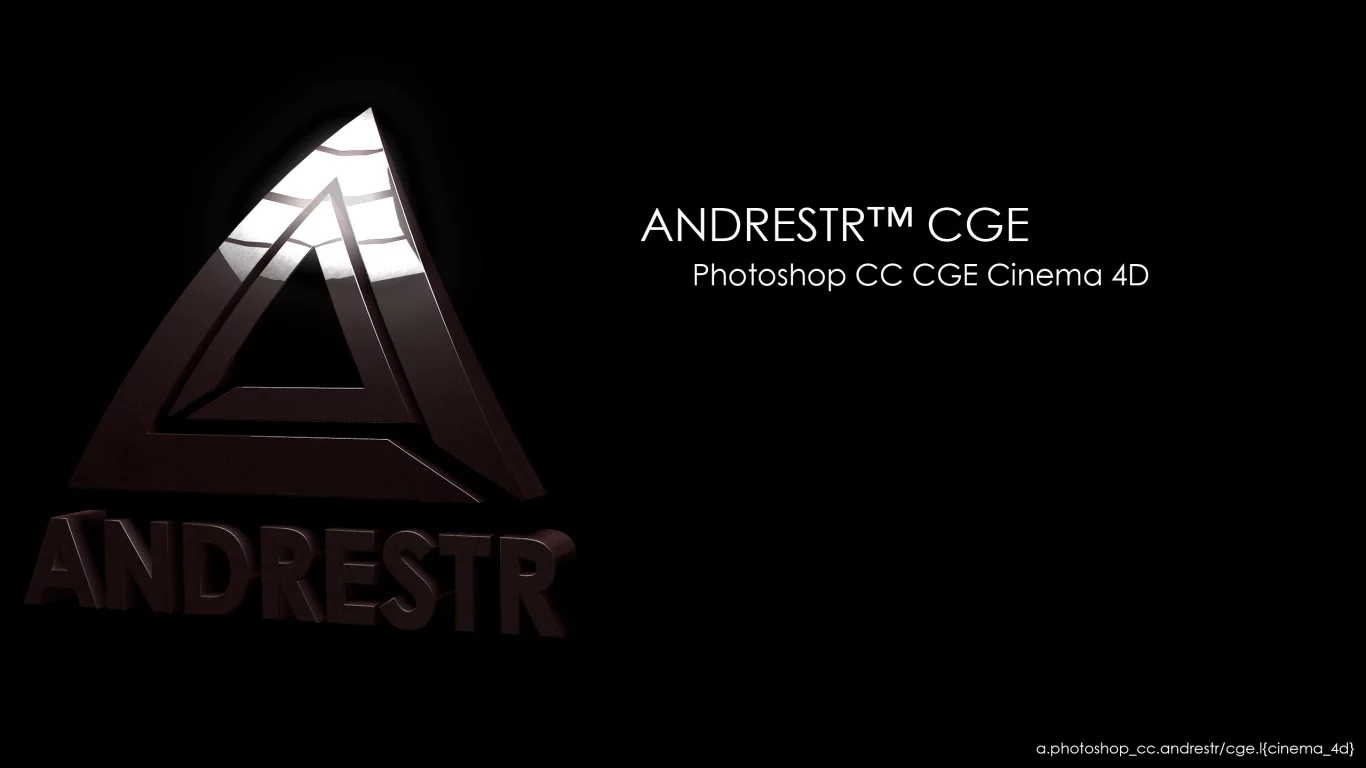 ANDRESTR, логотип, лого, андрестр, треугольник, графика, photoshop, cinema 4D