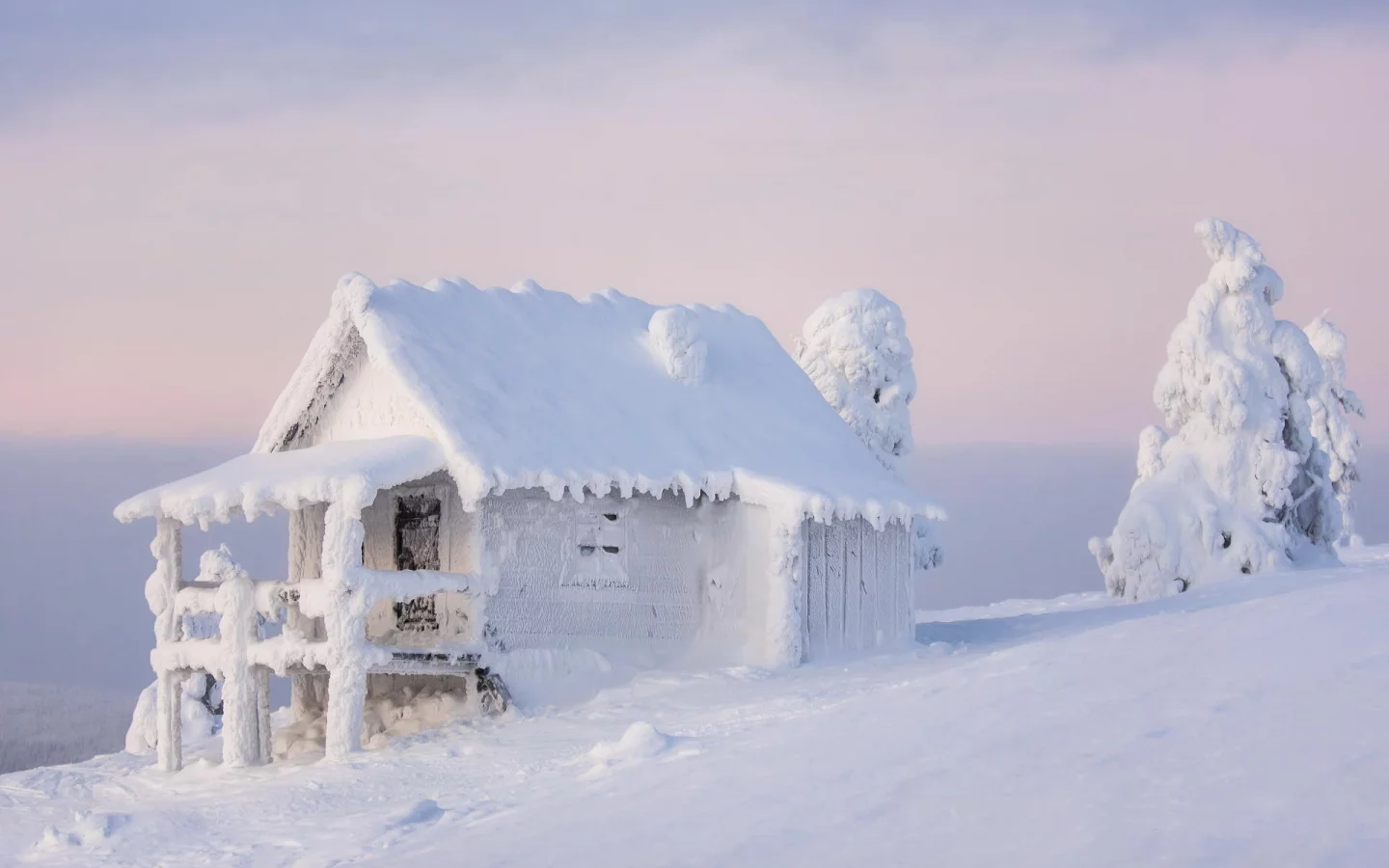 финляндия, лапландия, зима