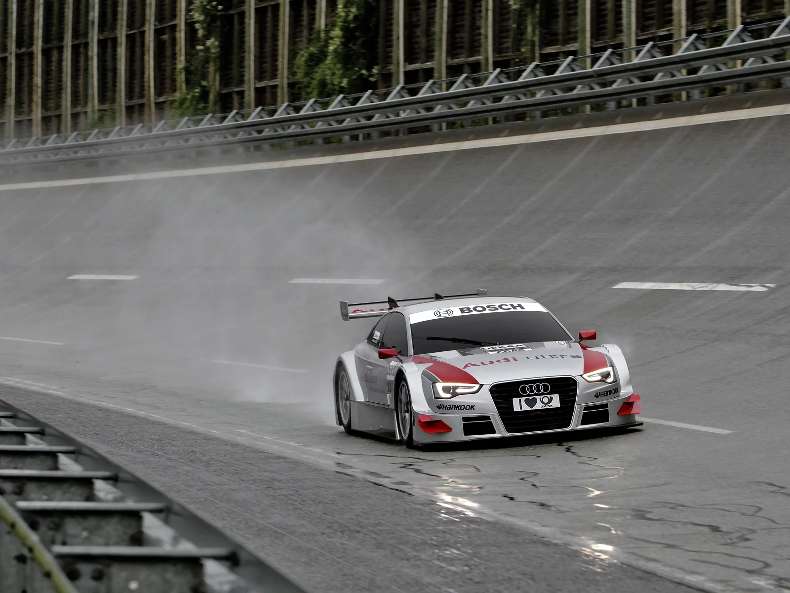 мокрый асфальт, dtm, ауди, audi a5 dtm, motorsport, дождь, автоспорт