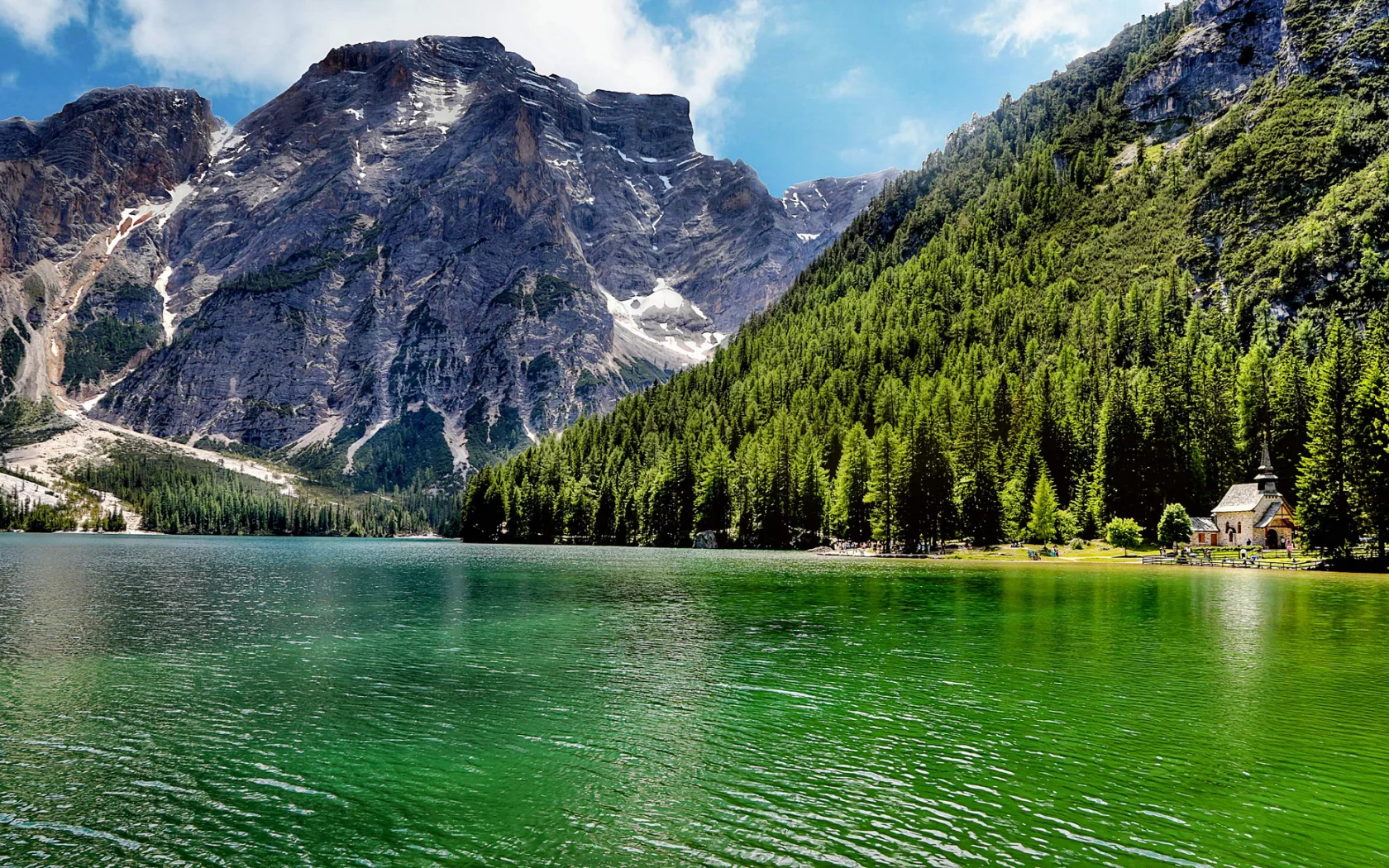 горы, лес, деревья, italy, lago di carezza, италия, природа, озеро