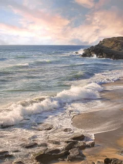 море, пейзаж, пляж, природа