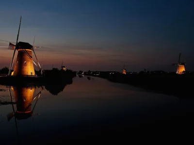 Ночь, мельница