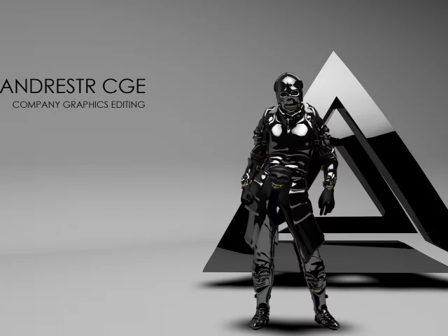 ANDRESTR, логотип, лого, андрестр, треугольник, графика, photoshop, cinema 4D