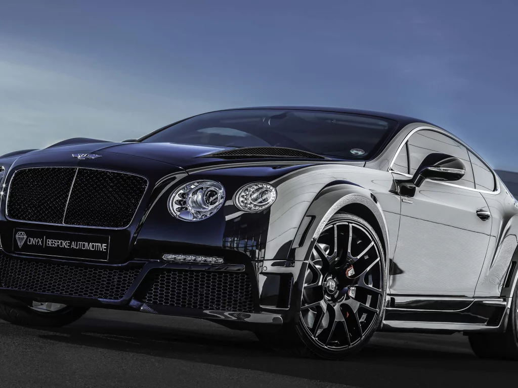 gt, continental, tuning, black, front, bentley, onyx