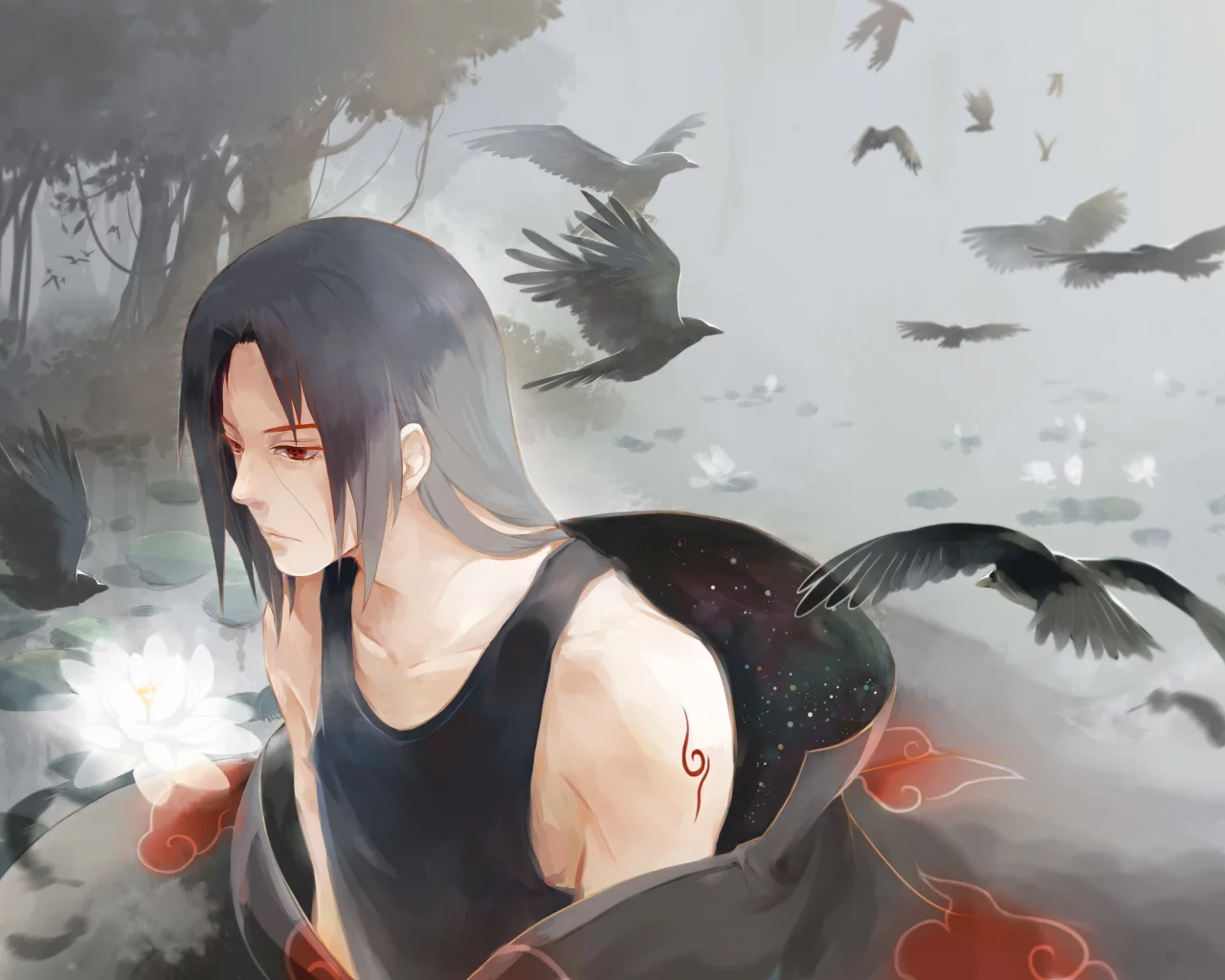 наруто, Naruto, Shippuden, учиха итачи