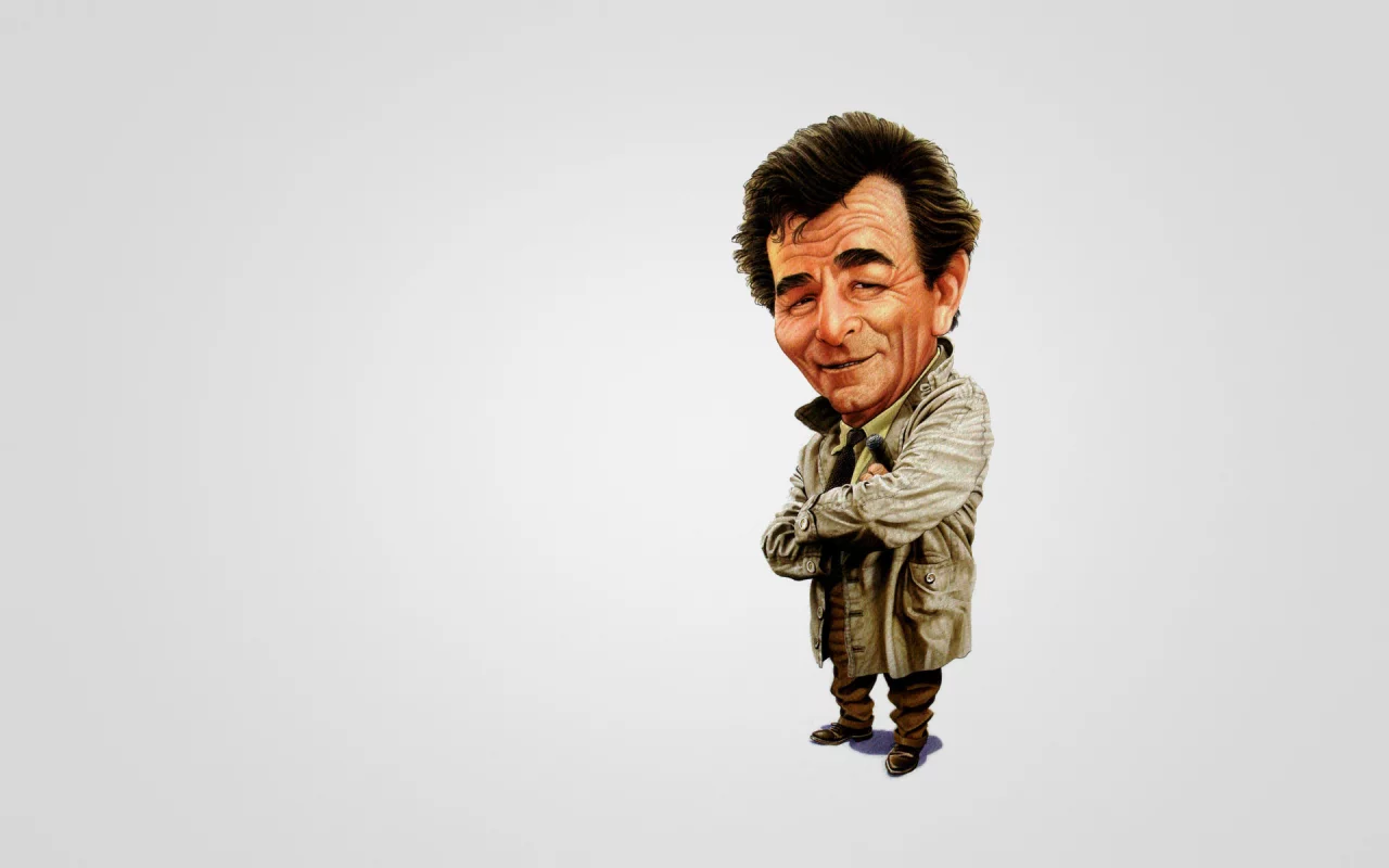 коломбо, columbo, питер фальк, плащ, peter falk, арт, сигара