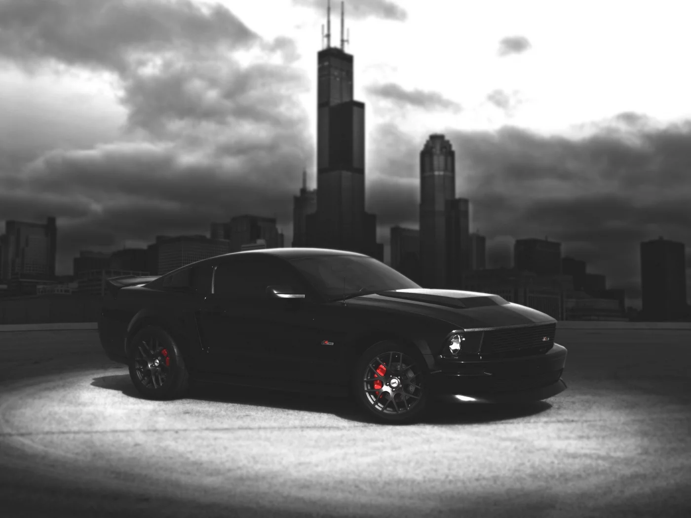 ford, shelby, америка, chicago, black, мустанг, gt, city, форд, mustang