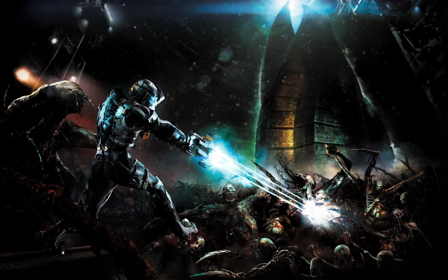 бой, dead space 2, айзек кларк, некроморфы