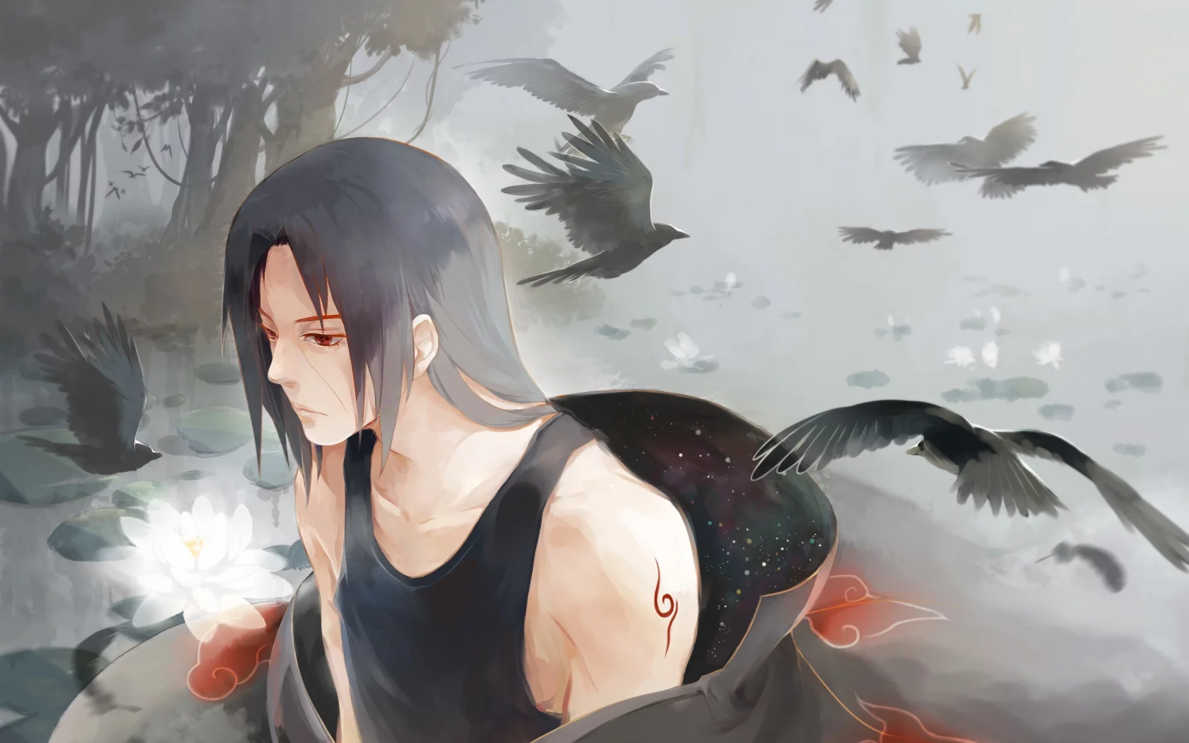 наруто, Naruto, Shippuden, учиха итачи