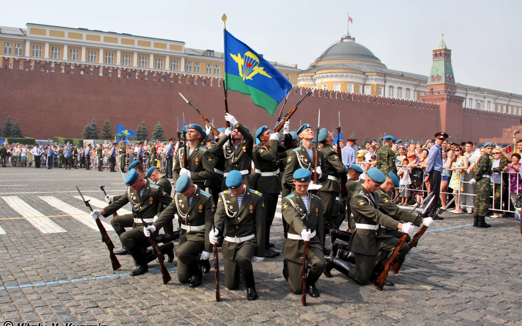 вдв, десантники, полиция, площадь, парад, красная