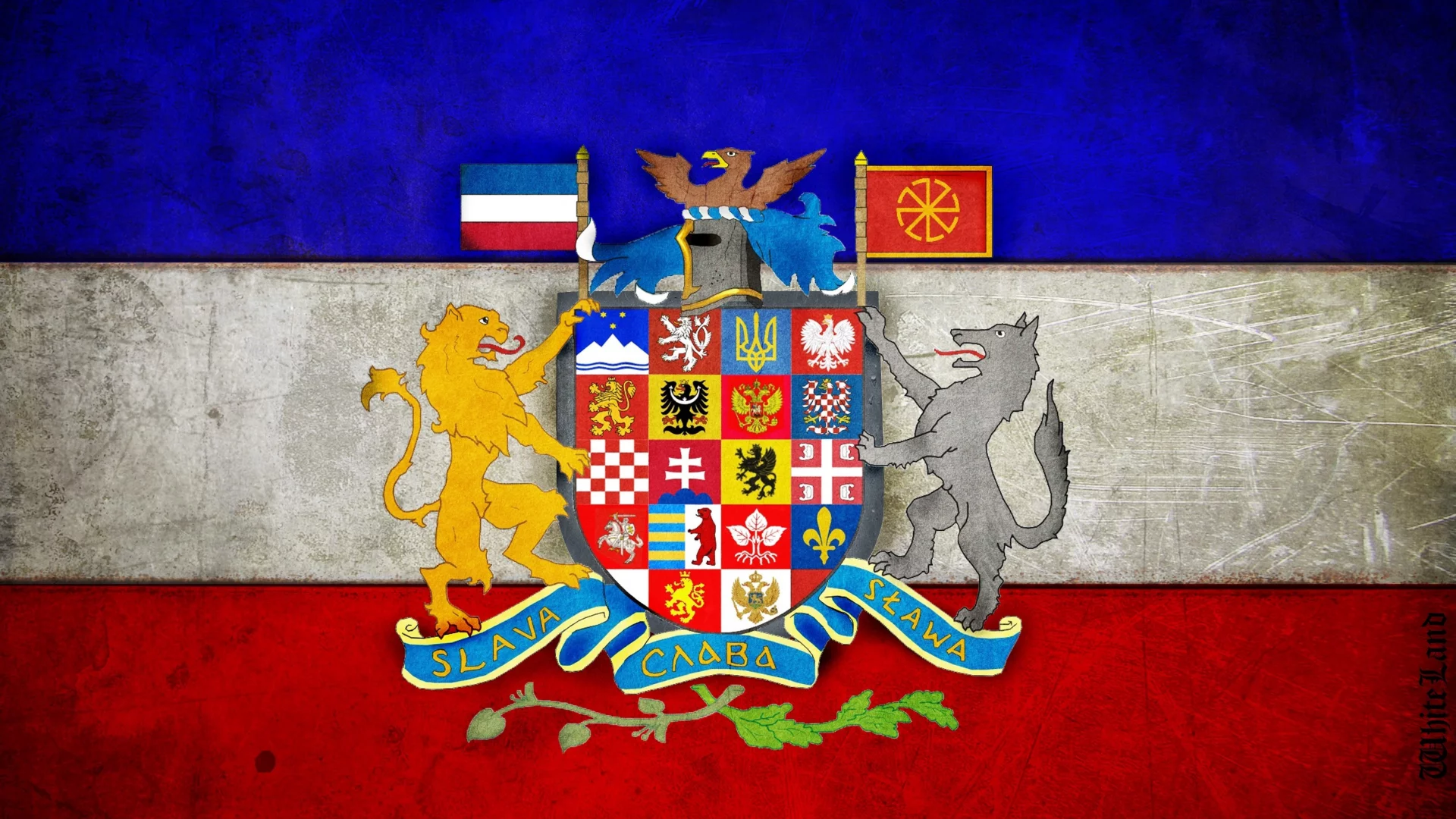герб, флаг, панславянский