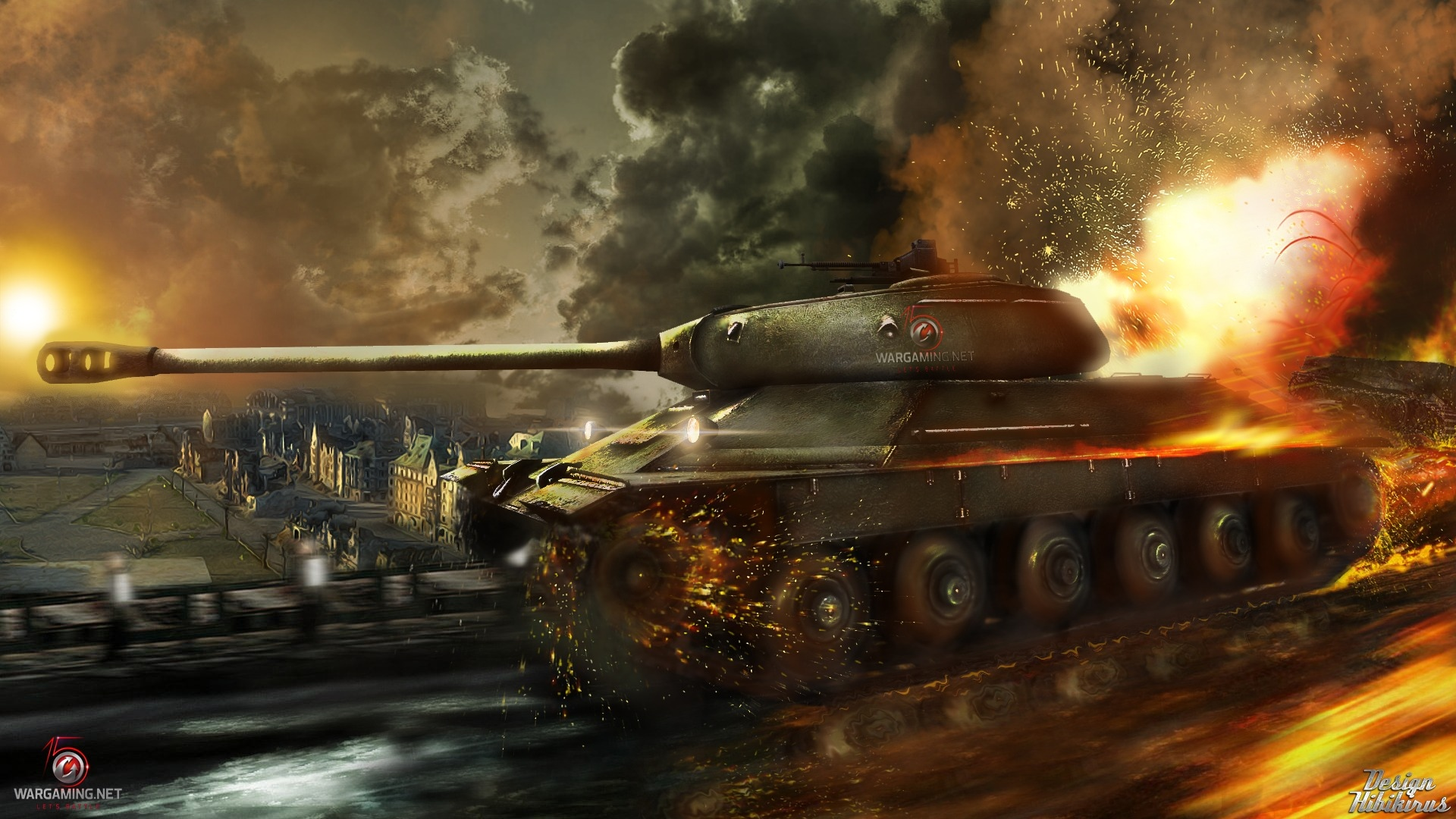 Картинка на рабочий стол wargaming net, ис-6, мир танков, wot, ссср, world  of tanks 1920 x 1080