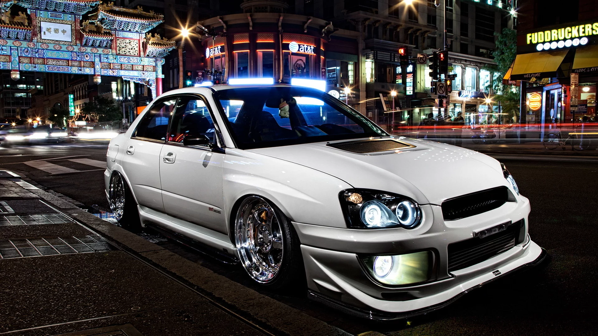 tuning, stance, субару, авто, город, subaru impreza, тюнинг, sti, car
