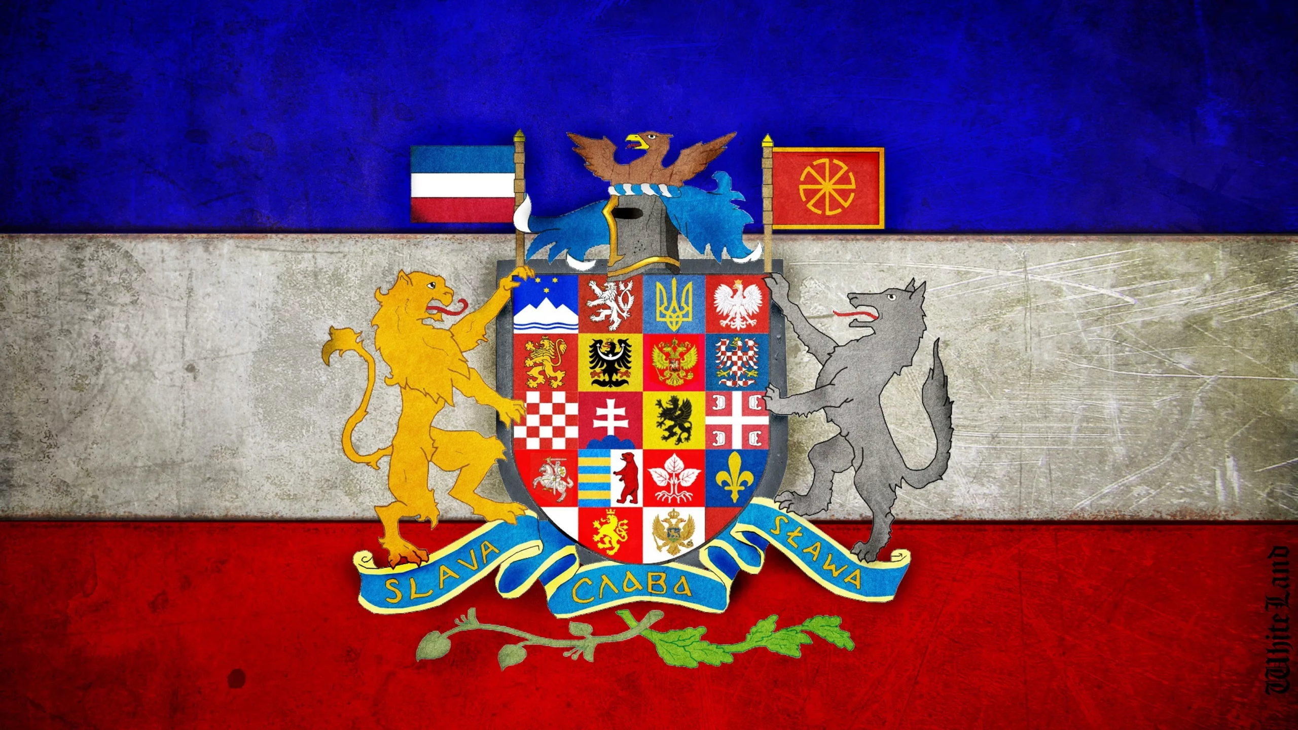 герб, флаг, панславянский