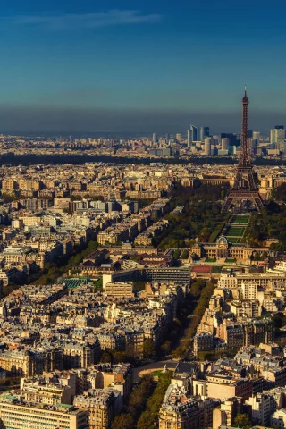 город, франция, эйфелева башня, здания, paris, париж, вид
