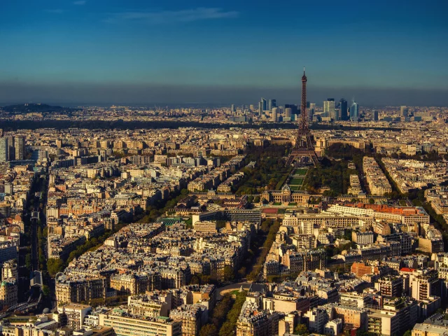 город, франция, эйфелева башня, здания, paris, париж, вид