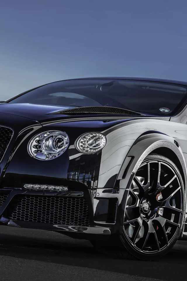 gt, continental, tuning, black, front, bentley, onyx