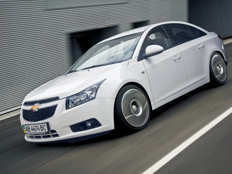 авто, chevrolet cruze, седан, белый