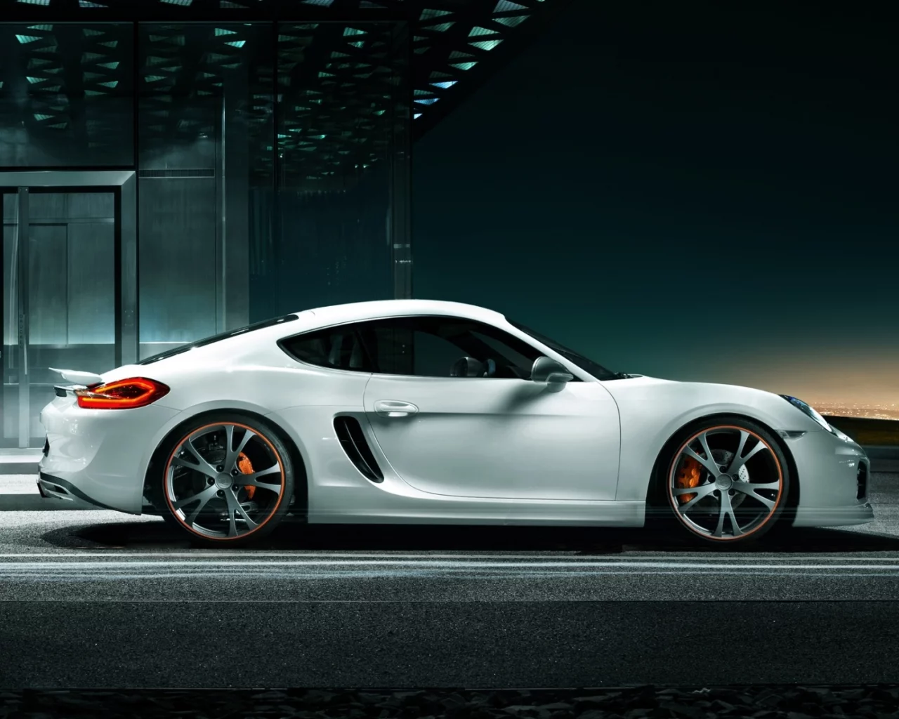 tuning, cayman, porsche, тюнинг, вид сбоку, techart, кайман, порше