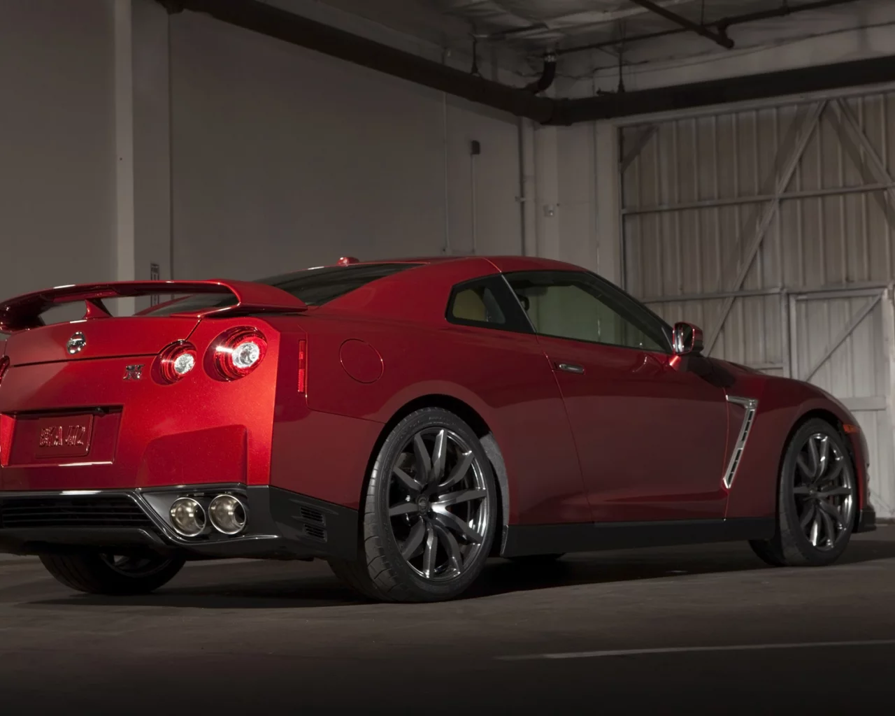 Nissan, GT-R, Автомобиль, Красный, Колеса, Диски