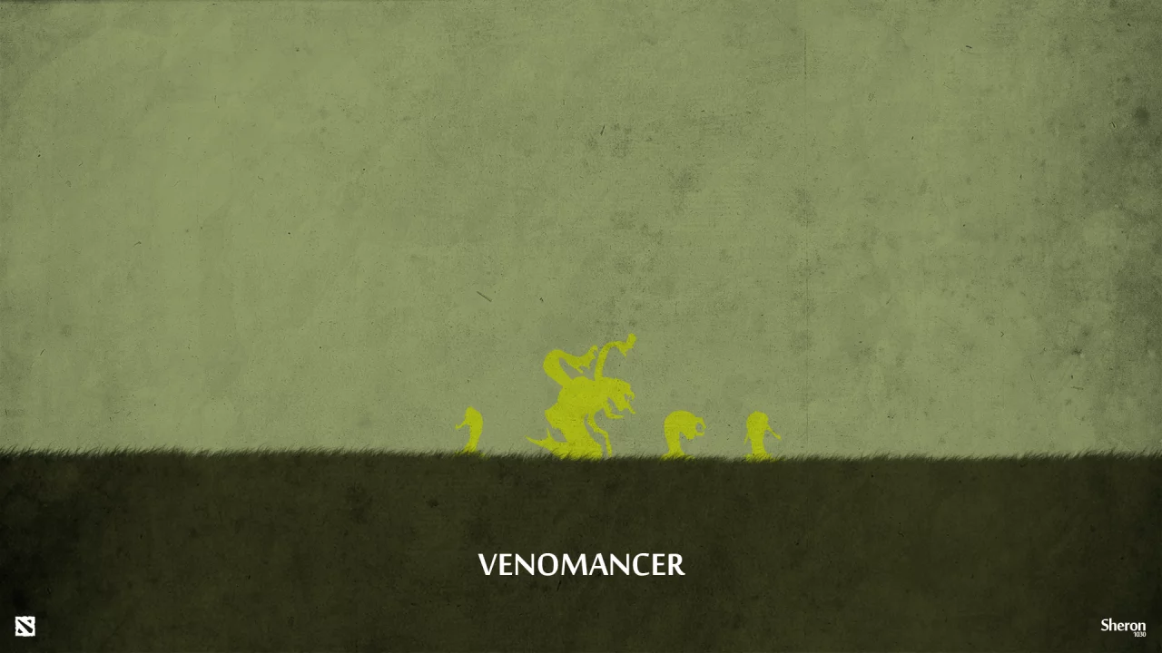 venomancer, deathbringer, dota 2, sheron1030, minimalism, valve