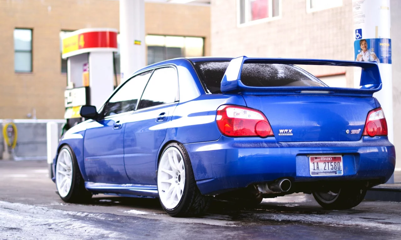 impreza, snow, sti, subaru, car, субару, wallpapers, обоя, автомобиль