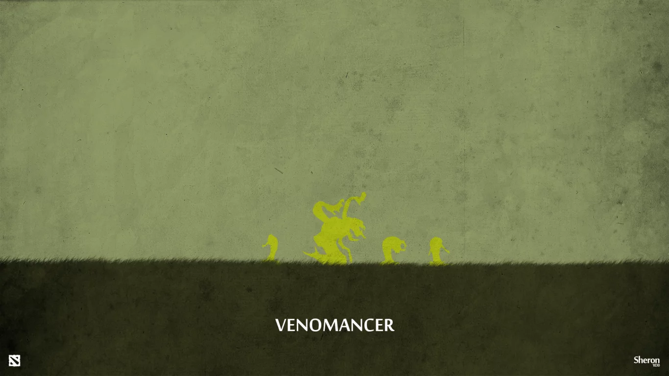 venomancer, deathbringer, dota 2, sheron1030, minimalism, valve