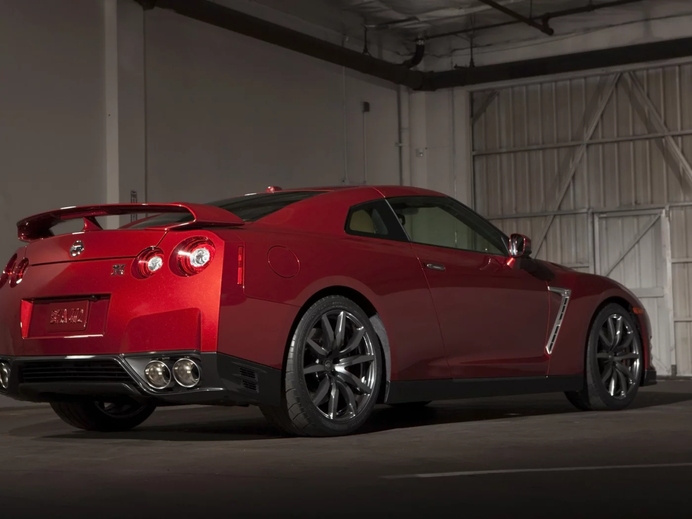 Nissan, GT-R, Автомобиль, Красный, Колеса, Диски