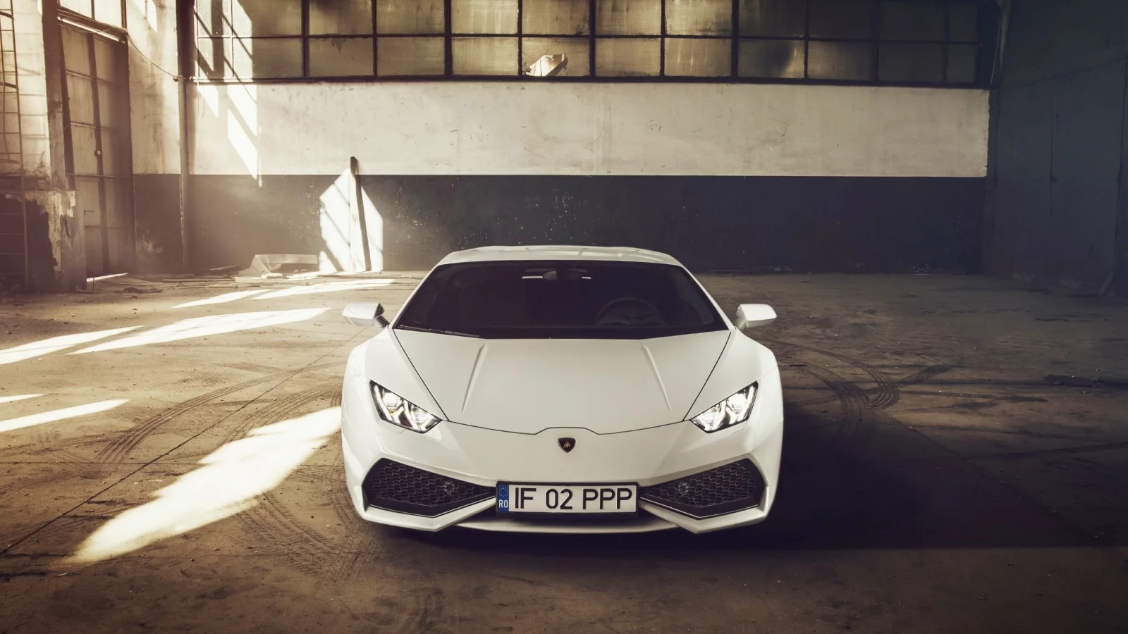 lamborghini, спорткар, белая