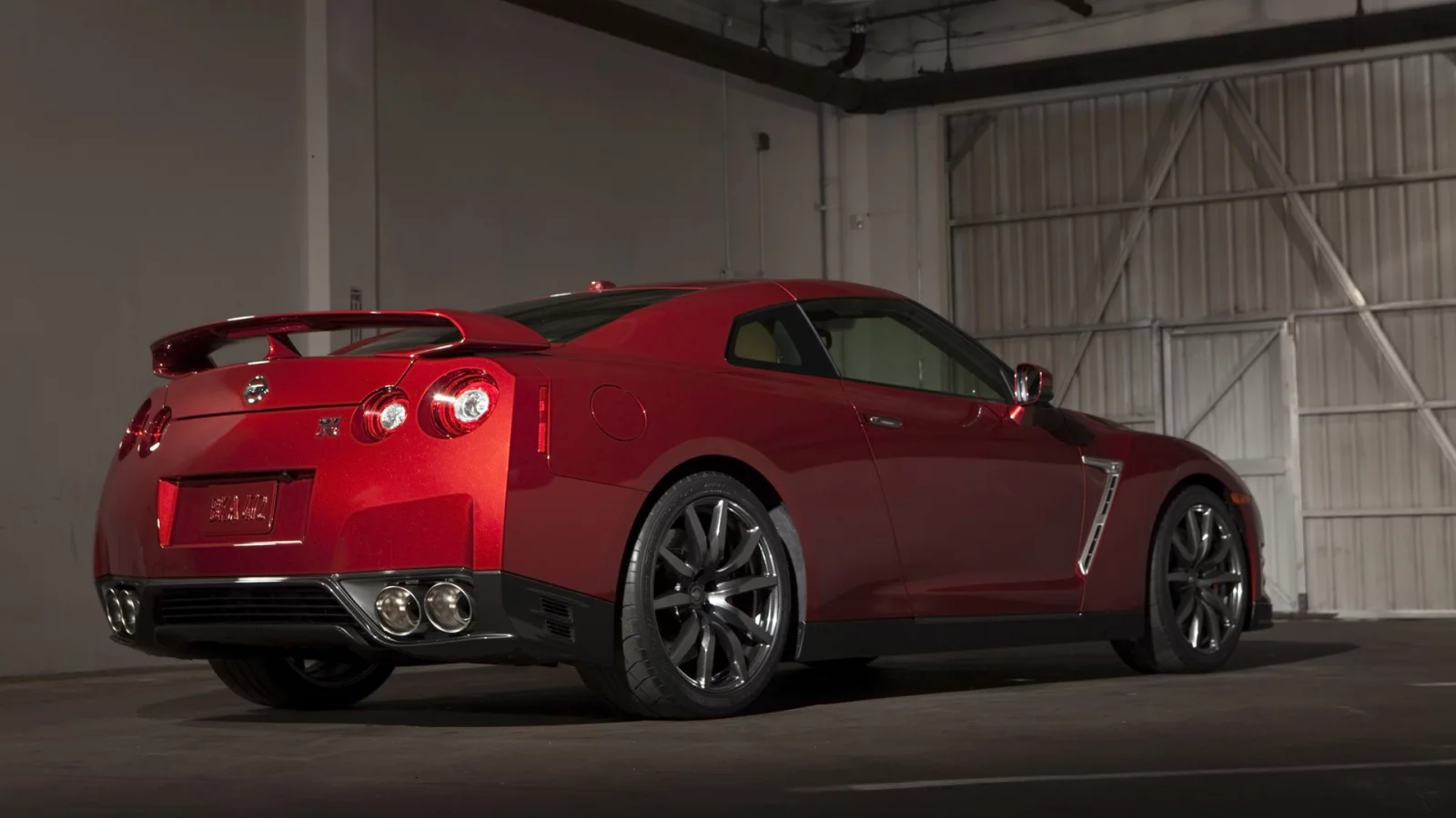Nissan, GT-R, Автомобиль, Красный, Колеса, Диски