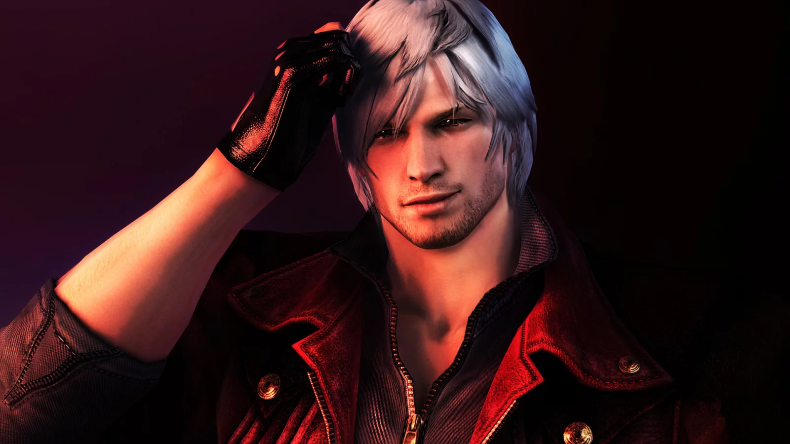 capcom, лицо, devil may cry, dmc, волосы, dante, белые