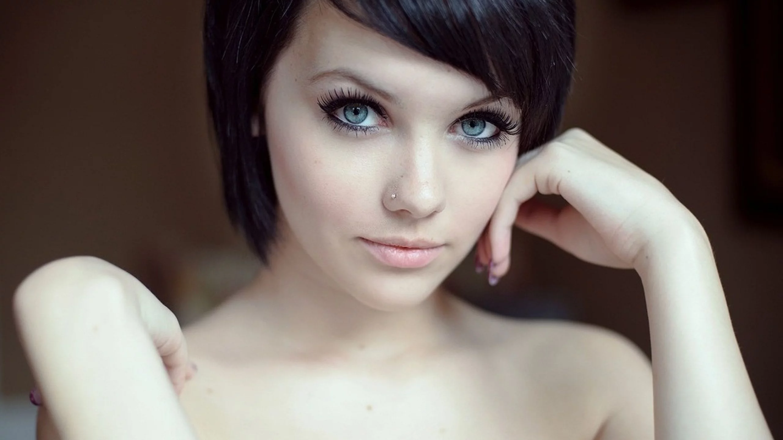 girl, няшка, модель, брюнетка, девушка, melissa clarke
