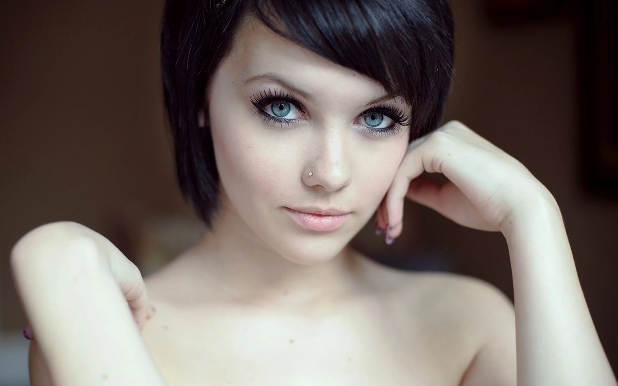 girl, няшка, модель, брюнетка, девушка, melissa clarke