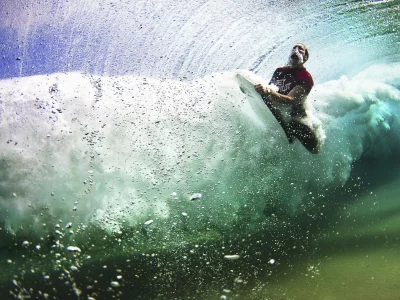 surfing, summer, on the board, water, ocean, sea, man, sport, wave, сёрфинг